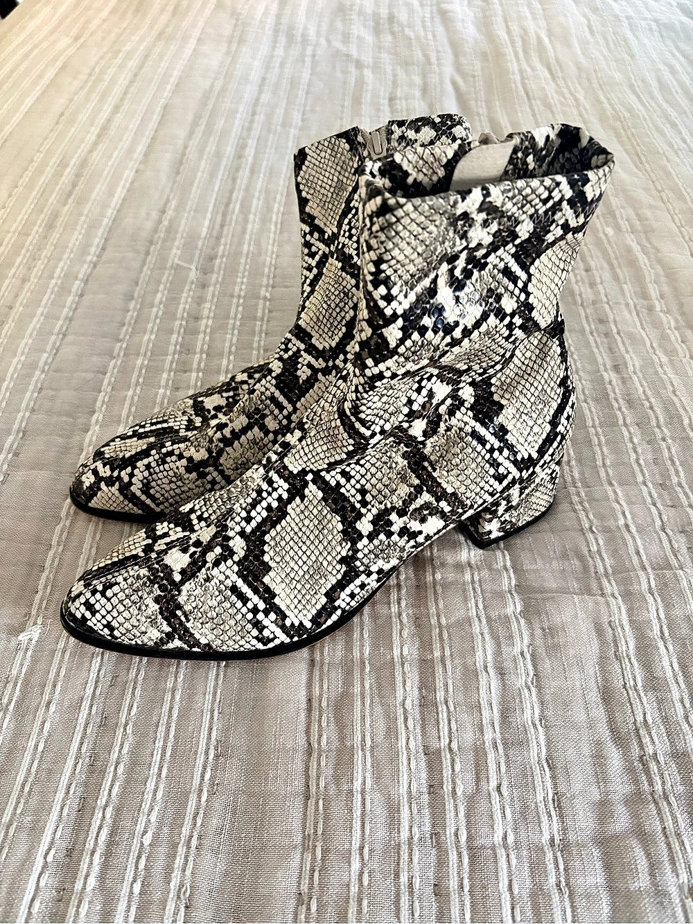 Matiko Snake Print Ankle Boots EU 37